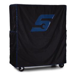 Funda con logo “S” (negra con logo azul)