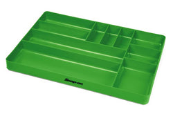Bandeja organizadora de cajones de 10 compartimentos (16 x 10") (verde)