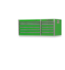 Sección de cajón de doble banco serie EPIQ™ de 60" y 12 cajones (verde extremo)