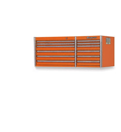 Sección de cajón serie EPIQ™ de doble banco, 60" y 12 cajones (naranja eléctrico)