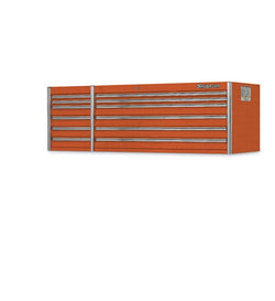 Sección de cajón serie EPIQ™ de doble banco, 84" y 12 cajones (naranja eléctrico)