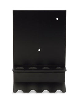 Estante con barra de palanca para colgar (negro texturizado)