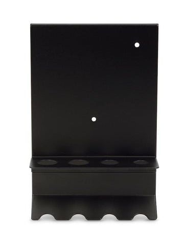 Estante con barra de palanca para colgar (negro texturizado)