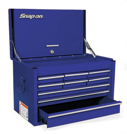 Cómoda superior con nueve cajones de 26" (azul real)
