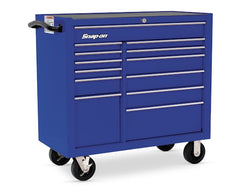 Cabina enrollable serie Heritage de 40" y 13 cajones con doble banco (azul real)