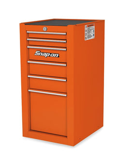 Cabina lateral de seis cajones (naranja eléctrico)