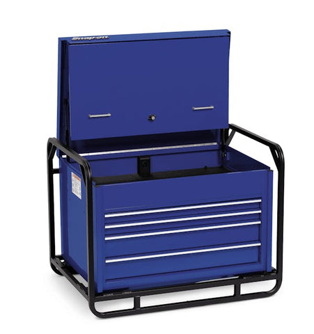 Cómoda de carretera resistente con cuatro cajones de 36" (azul real)