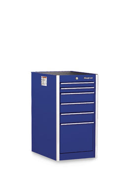 Gabinete final serie Masters de un solo banco con seis cajones de 19" (azul real)