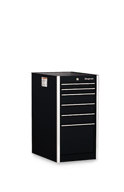 Gabinete final serie Masters de un solo banco con seis cajones de 19" (negro brillante)