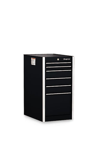 Gabinete final serie Masters de un solo banco con seis cajones de 19" (negro brillante)