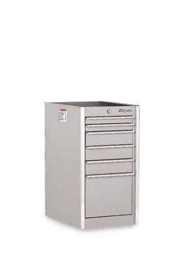 Gabinete final serie Masters de un solo banco con seis cajones de 19" (Arctic Silver)