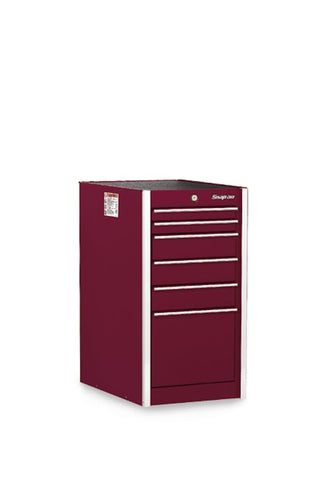 Gabinete final serie Masters de un solo banco con seis cajones de 19" (Arándano profundo)