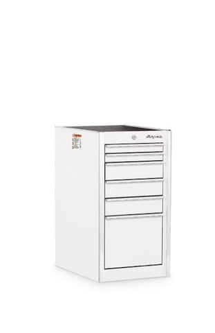 Gabinete final serie Masters de un solo banco con seis cajones de 19" (blanco)