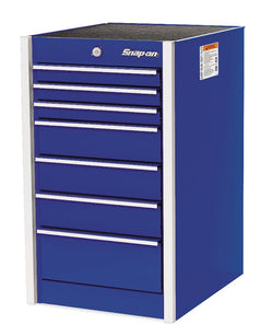 Cabina lateral Masters Series de 19" y siete cajones (azul real)