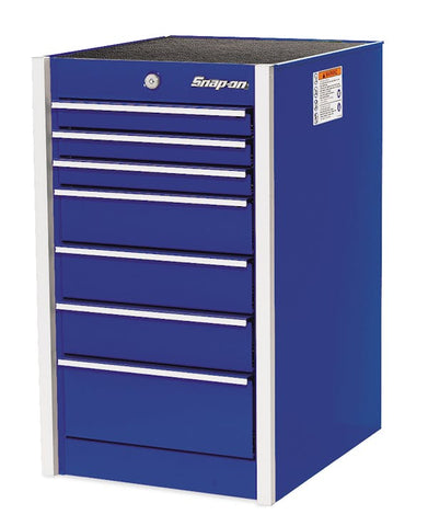 Cabina lateral Masters Series de 19" y siete cajones (azul real)