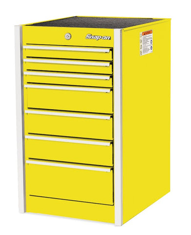 Cabina lateral Masters Series de 19" y siete cajones (ultraamarilla)