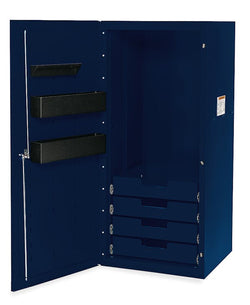 Locker Masters Series con cuatro cajones y 24" (azul medianoche)