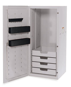 Locker Masters Series con cuatro cajones y 24" (Arctic Silver)