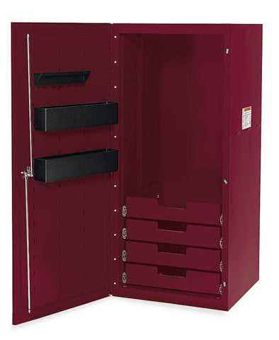 Locker Masters Series con cuatro cajones y 24" (Arándano profundo)