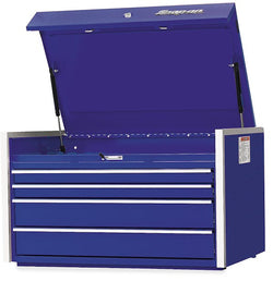 Cómoda superior Masters Series de un solo banco con cuatro cajones de 36" (azul real)
