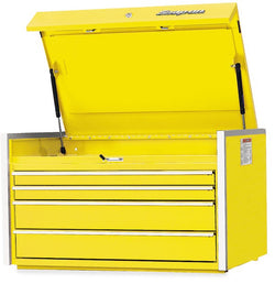 Cómoda superior Masters Series de un solo banco con cuatro cajones de 36" (ultra amarillo)