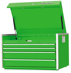 Cómoda superior Masters Series de un solo banco con cuatro cajones de 36" (verde extremo)