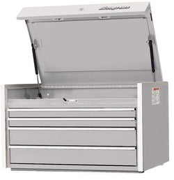 Cómoda superior Masters Series de un solo banco con cuatro cajones de 36" (Arctic Silver)