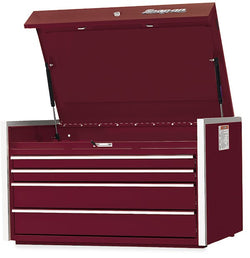 Cómoda superior Masters Series de un solo banco con cuatro cajones de 36" (Arándano profundo)