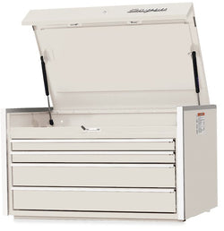 Cómoda superior Masters Series de un solo banco con cuatro cajones de 36" (blanca)