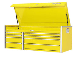 Cómoda superior Masters Series de 54" con ocho cajones y dos bancos (ultra amarillo)