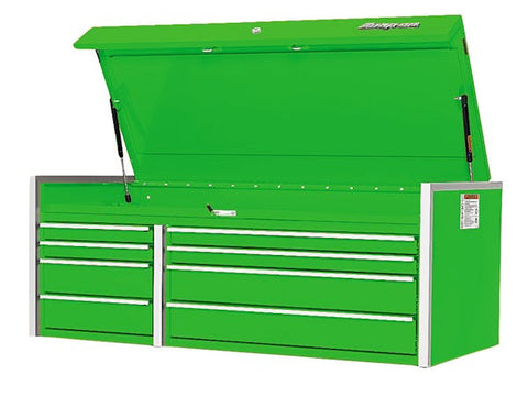 Cómoda superior Masters Series de 54" con ocho cajones y dos bancos (verde extremo)