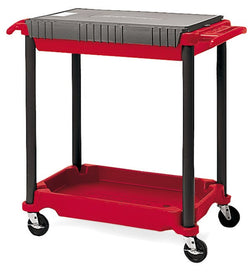 Carro rodante de polímero (rojo/gris)