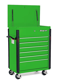 Carro rodante compacto con seis cajones y 32" (verde extremo)