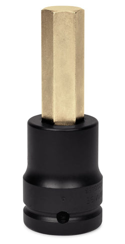 Destornillador de vaso hexagonal estándar de 19 mm, métrico, con accionamiento de 3/4"