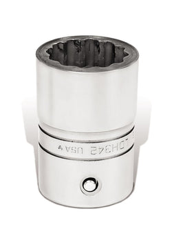 Dado plano Flank Drive® de 1-1/16" SAE de 12 puntas con cuadro de 3/4"