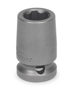 Dado con impulsión de superficie de 13 mm, métrico, de 6 puntas, con impulsión de 1/2"