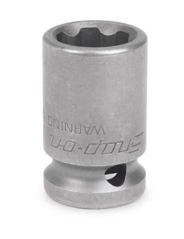 Dado de superficie de 15 mm, métrico, de 6 puntas, con accionamiento de 1/2"