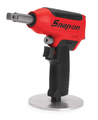 Llave de impacto neumática de yunque con pasador largo y accionamiento de 1/2" (roja)