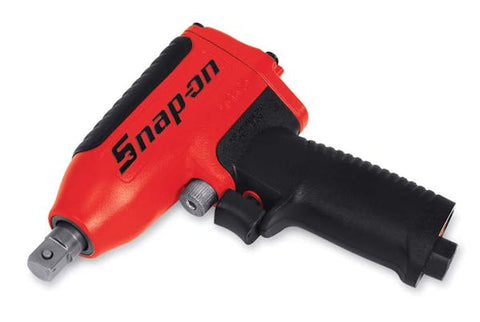 Llave de impacto neumática de yunque con pasador de accionamiento de 1/2" (roja)