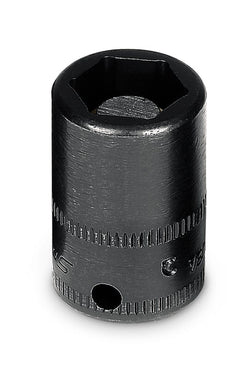 Dado de potencia magnético poco profundo Flank Drive®, 10 mm, métrico, 6 puntas, con accionamiento de 1/4"
