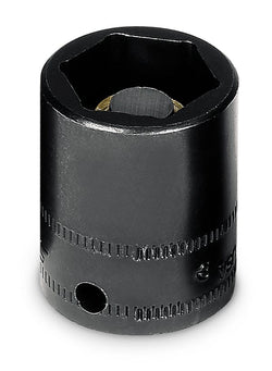 Dado de potencia magnético poco profundo Flank Drive®, 13 mm, métrico, 6 puntas, con cuadro de 1/4"