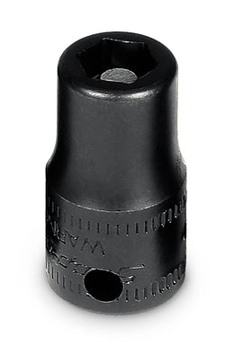 Dado de potencia magnético poco profundo Flank Drive® de 6 mm, métrico, de 6 puntas y con cuadro de 1/4"