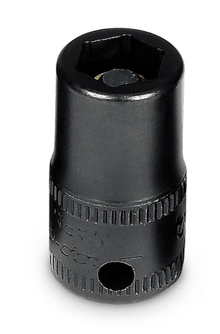 Dado de potencia magnético poco profundo Flank Drive® de 7 mm, métrico, de 6 puntas y con impulsión de 1/4"