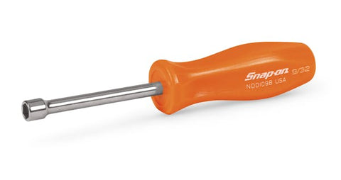 Destornillador para tuercas con mango duro SAE de 9/32" y 6 puntos (naranja)