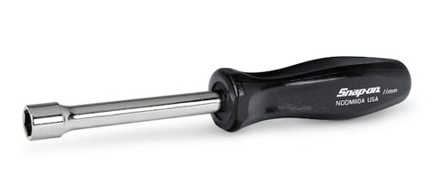 Destornillador de tuercas con mango duro, métrico, de 6 puntas, 11 mm (negro)