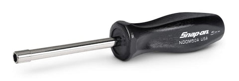 Destornillador de tuercas con mango duro, métrico, de 6 puntas, 5 mm (negro)