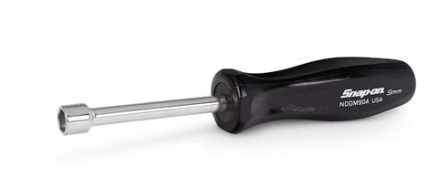 Destornillador de tuercas con mango duro, métrico, de 6 puntas, 9 mm (negro)