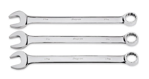 Juego de llaves combinadas SAE Flank Drive® de 12 puntas y 3 piezas (1-3/16–1-5/16")