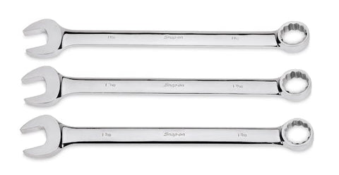 Juego de llaves combinadas SAE Flank Drive® de 12 puntas y 3 piezas (1-3/8–1-1/2")