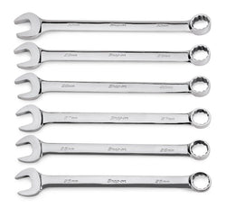 Juego de llaves combinadas Flank Drive® métricas de 12 puntas y 6 piezas (25–30 mm)